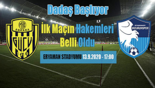 Ankaragücü-BB Erzurumspor maçının hakemleri belli oldu