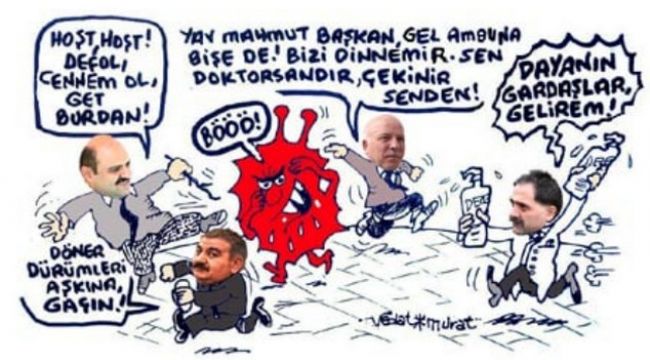 Başkanların korolası ile dansı...