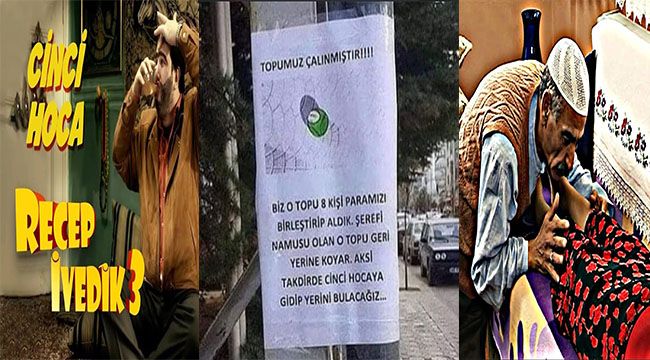 Topu çalınan çocuklar, cinci hocadan medet umdular