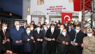 Oğlu adına Kur'an Kursu ve Taziye Evi yaptırdı