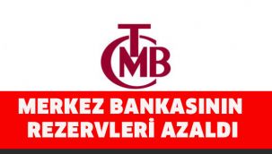 Toplam rezerv 3 milyon 945 milyon dolar azaldı
