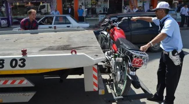 3 bin 549 araç, motosiklet ve traktör trafikten men edildi