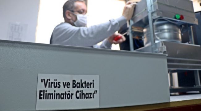 Bu cihaz havadaki bakteri ve virüsleri yok ediyor
