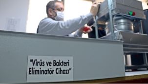 Bu cihaz havadaki bakteri ve virüsleri yok ediyor