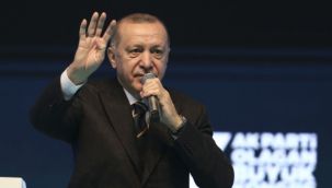 Erdoğan: ""Dünyayı kasıp kavuran salgına rağmen geçtiğimiz yıl yüzde 1,8 büyümeyle...