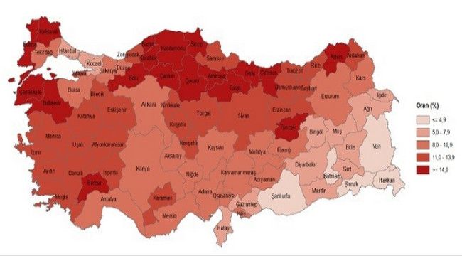 Erzurum yaşlı nüfusta üçüncü sırada