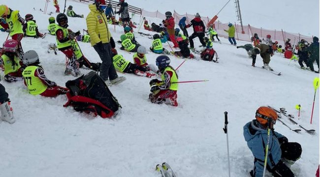 Minikler festivali Erzurum'da yapıld