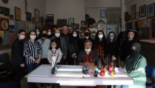 Yakutiye Anadolu Lisesi'nden "Kendimi Sanatla Keşfediyorum" projesi