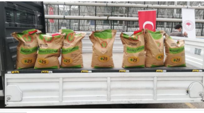 Erzurum'da Bitkisel Üretimi Geliştirme Projesi Tohum dağıtım programı
