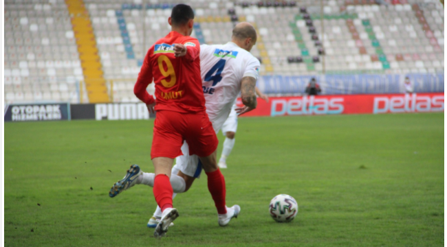 HAKEME RAĞMEN; BB Erzurumspor: 1 - Yeni Malatyaspor: 0