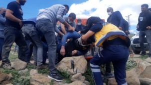 Erzurum'da feci kaza!