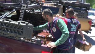 Off-Road Doğa Sporları Kulübü üyeleri bayram öncesi tatlı dağıttı