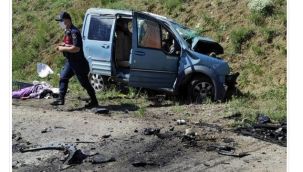 Sivas'ta katliam gibi kaza