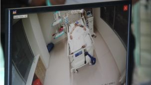 Yoğun bakımdakilerlee görüntülü iletişim