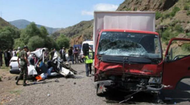 Erzurum'un trafik verileri