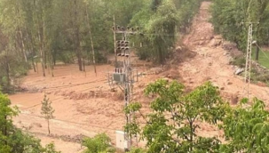 İspir'de sel felaketi: 1 kişi kayıp