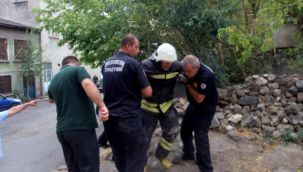 Yine bir metruk bina tehlikesi