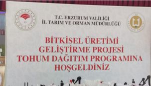 Çiftçilere yem bitkisi tohumu dağıtıldı