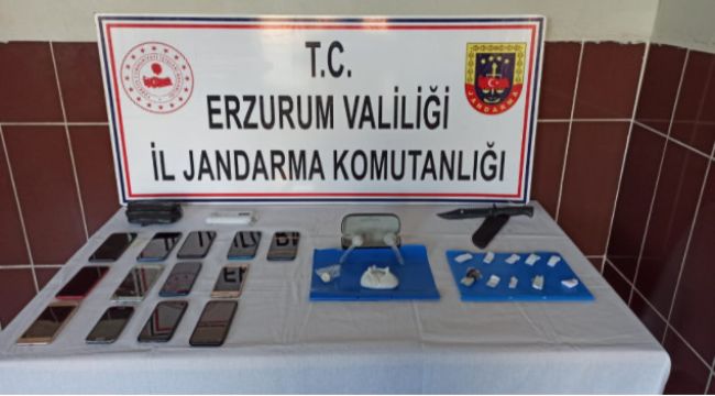 Erzurum'da uyuşturucu operasyonu