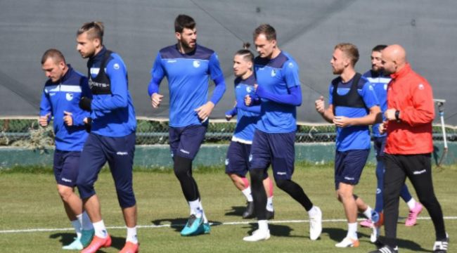 BB Erzurumspor'da kondisyon ağırlıklı idman