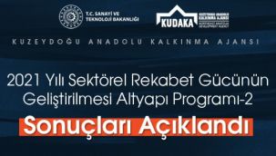 Altyapı programı-2 sonuçları açıklandı