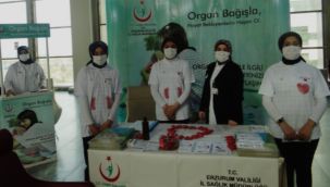 Erzurum Şehir Hastanesi'nde Organ Haftası etkinliği