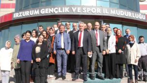 Taşkesenligil personelle vedalaştı