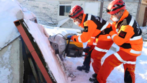 JÖAK ve JAK ekiplerinin deprem tatbikatı gerçeğini aratmadı