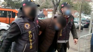 Kuyumcuyu vuran zanlı, Karçoban'da otların arasında yakalandı