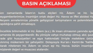 Diyanet'ten Hz. Adem ve Hz. Havva'ya yönelik tartışma ve polemiklere cevap