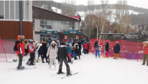 Palandöken'de yeni yıl coşkusu