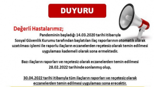 30 Nisan'da sona eriyor