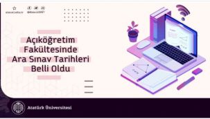 Açıköğretim Fakültesinde ara sınav tarihleri belli oldu