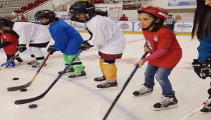 Hokeyin kızları buzda