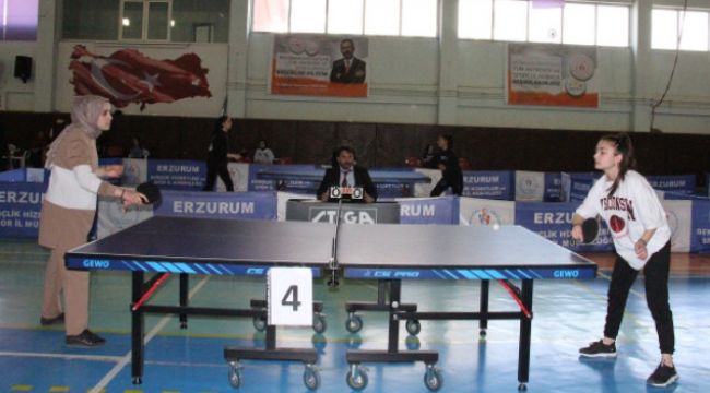 Masa Tenisi teşvik müsabakaları sona erdi