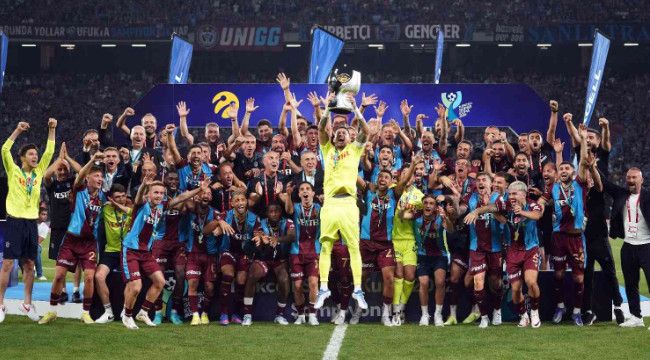 Süper Kupa Trabzonspor'un