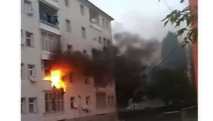 Mahallede yangın paniği