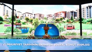 Cumhurbaşkanı Erdoğan, Cumhuriyet tarihinin en büyük sosyal konut projesinin detaylarını paylaştı
