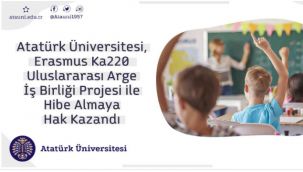 Atatürk Üniversitesi, Erasmus ka220 uluslararası arge iş birliği projesi