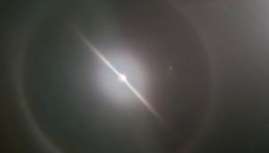 Ay halesi dikkat çekti