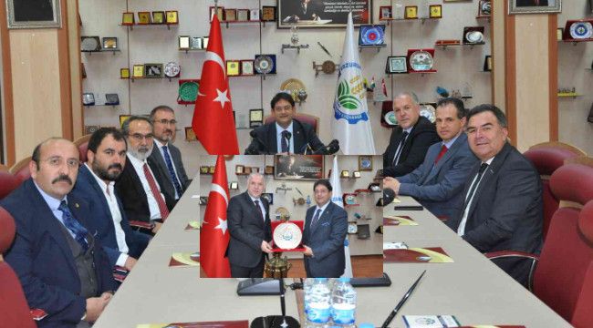Kosova Kalkınma Bakanı Erzurum Ticaret Borsasını ziyaret etti