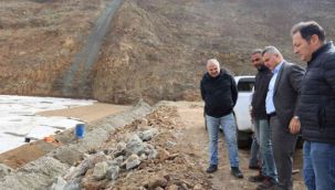 Narman Şehitler Barajı'nda gövde dolgu imalatlarına başlandı