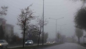 Sabah saatlerinde sis hakim oldu, yüksek kesimlerde kar bekleniyor