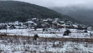 Yüksek kesimlerinde kar yağışı