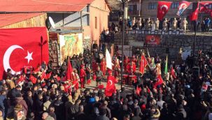 Allahuekber şehitleri Şenkaya'da anıldı