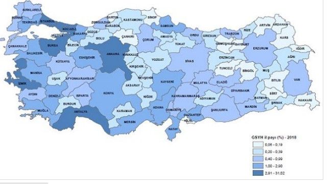 Erzurum GSYH'sinde yüzde 29'luk artış