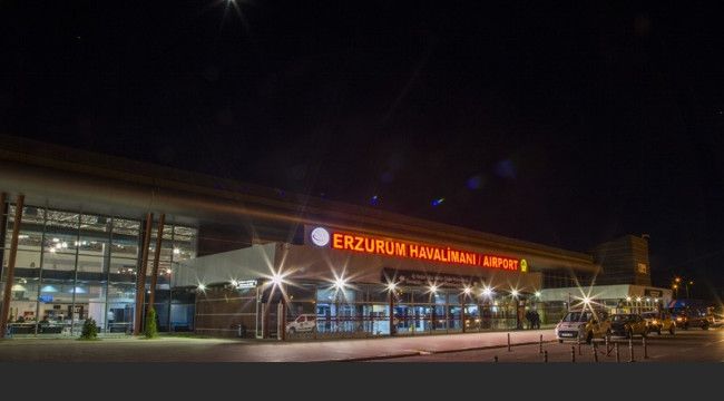 Erzurum havalimanından yapılan uçak seferi sayısında artış