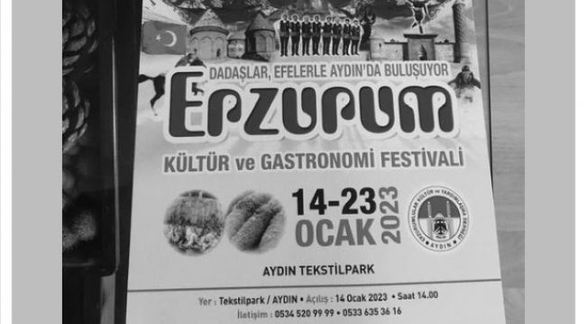 Aydın'da Erzurum Kültür ve Gastronomi Festivali