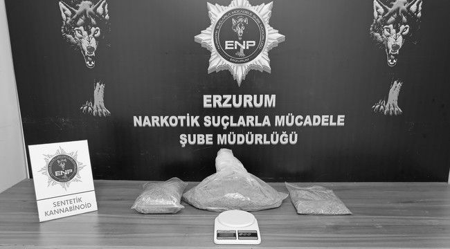 Erzurum'da uyuşturucu operasyonu