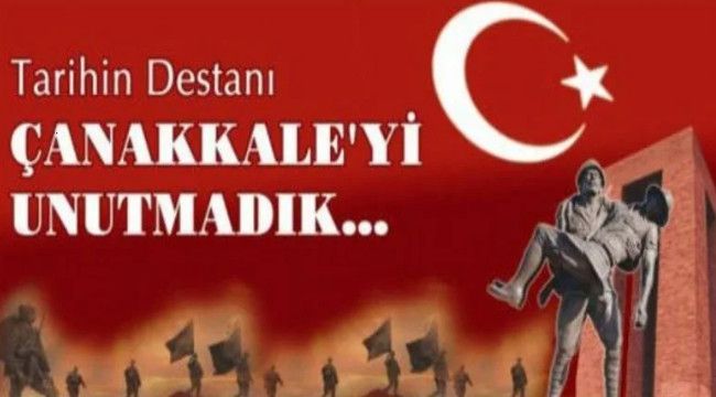 Çanakkale zaferi ve şehitler anıldı